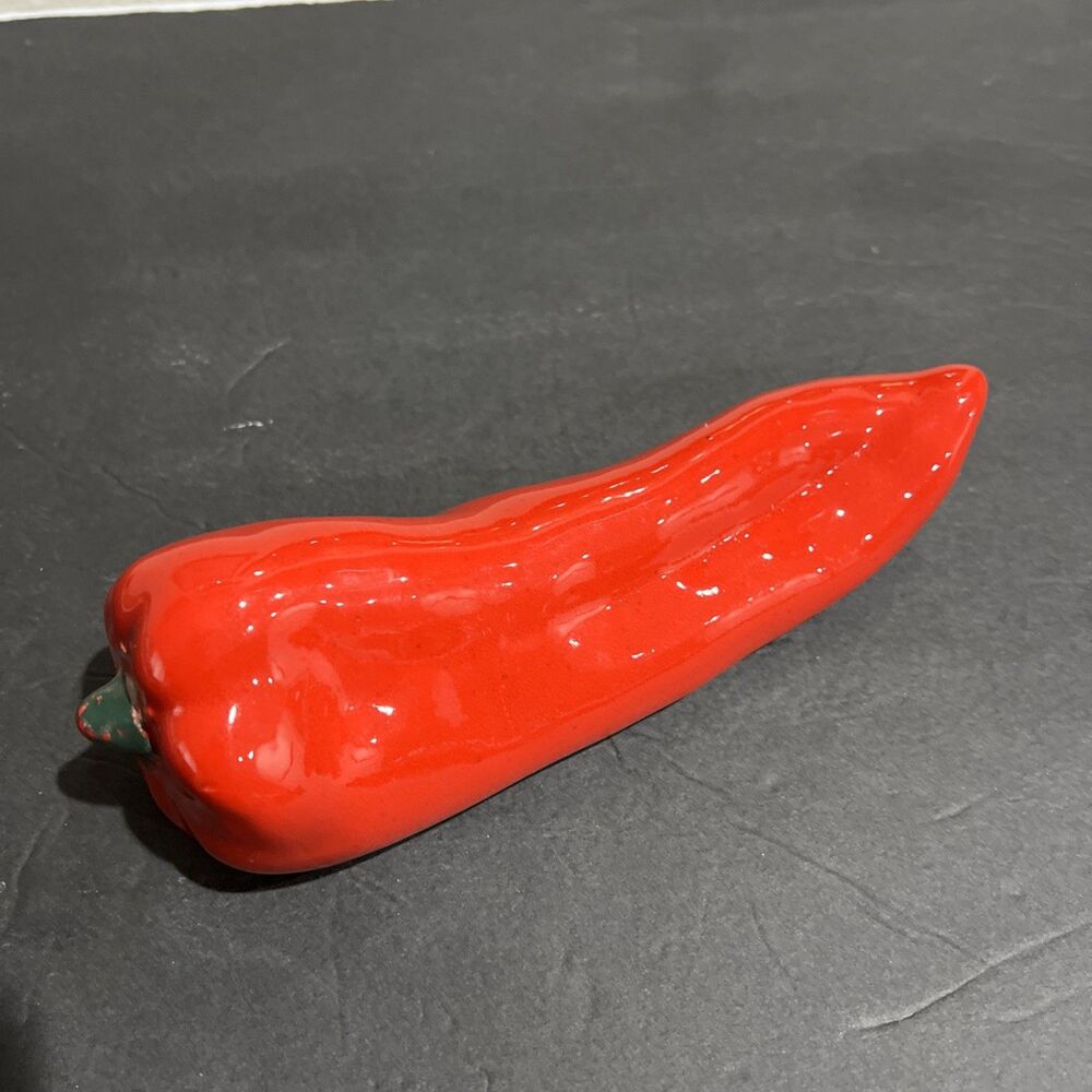 Vintage A Due Tosin Italy Majolica Ceramic Chili Pepper Art Pottery Vegetable